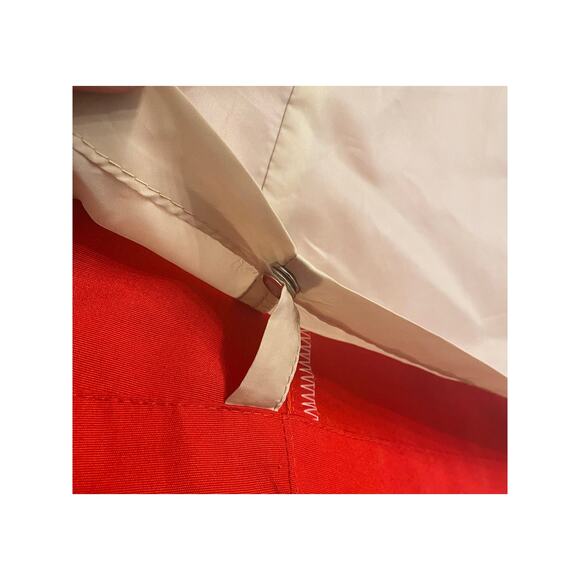 Vintage Misty Harbor Red Trench Coat Womens Size 8 Regular USA ILGWU Union Label - Picture 14 of 15